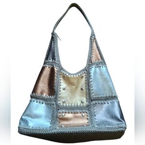 Cato Vintage Patchwork Boho Hobo Slouch Style Bag